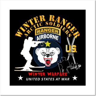 Army - Winter Ranger - Arctic Soldiers w SKI Br X 300 Posters and Art